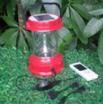 Solar camping lantern