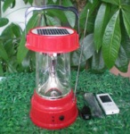 Solar camping lantern